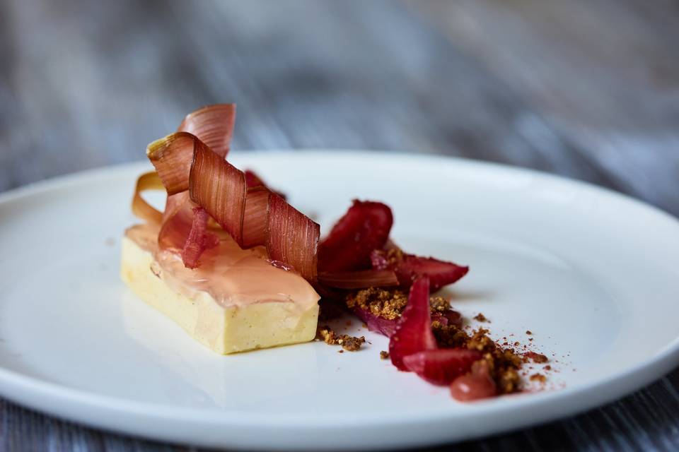 Rhubarb Bavarois