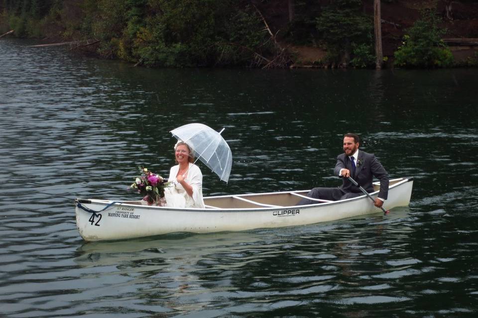 Lightning Lake wedding