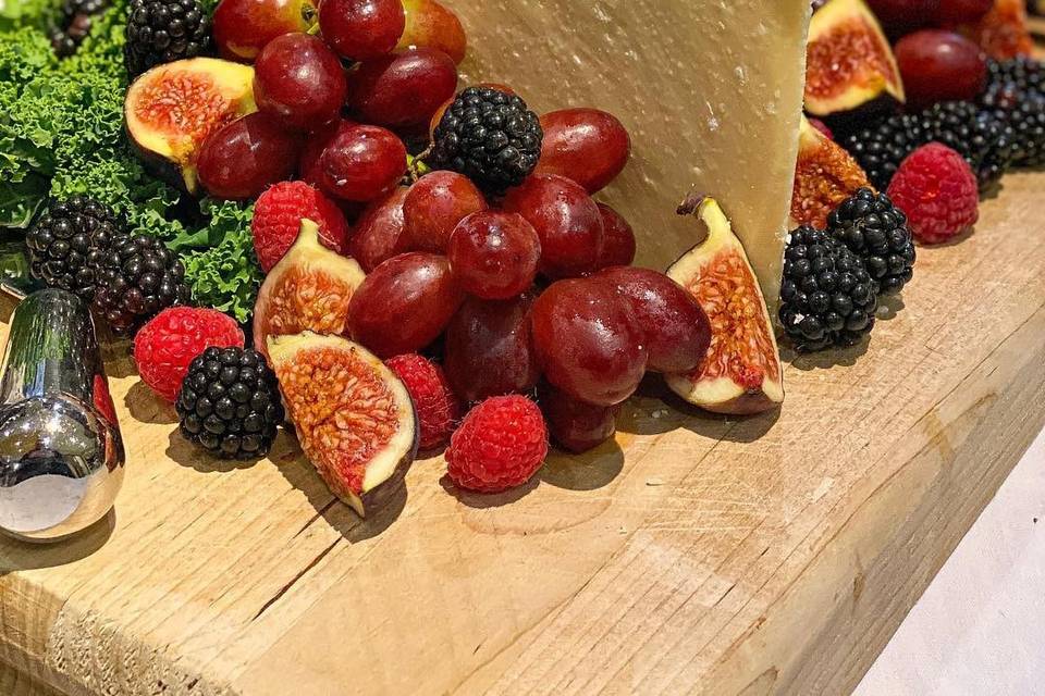 Gourmet cheese for event