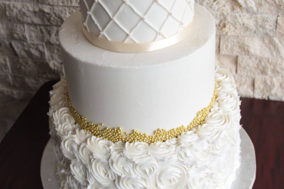 Textured buttercream