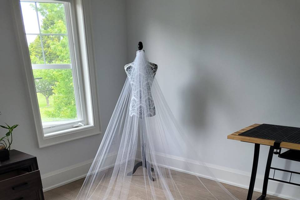 CHICELY custom veil