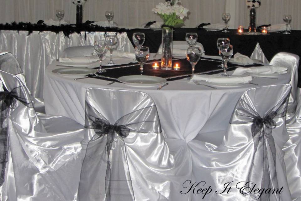 Keep It Elegant Event Decorating