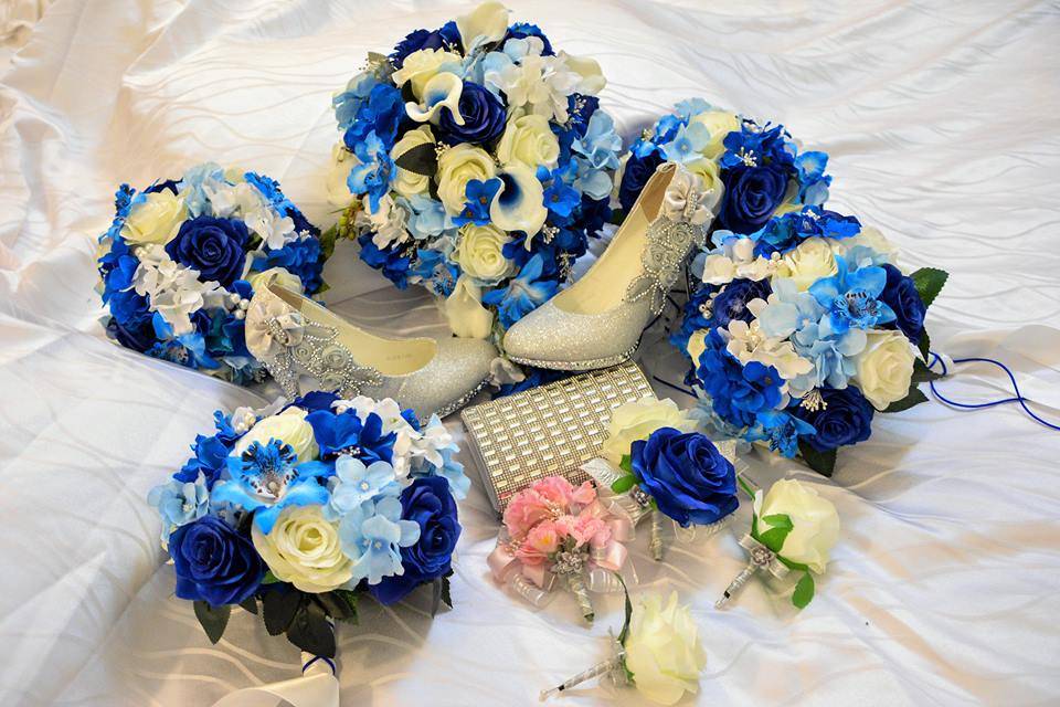 Mixed blue bouquet,tanya photo