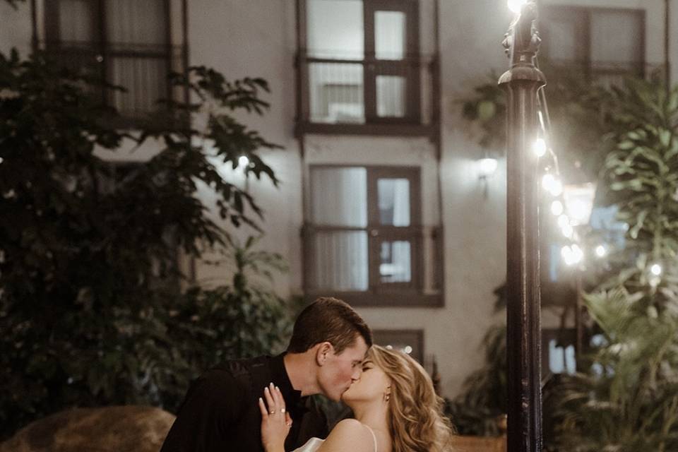 Courtyard Kiss