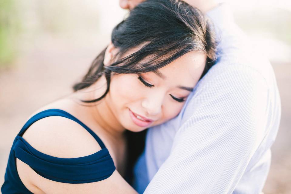 Cozy engagement session