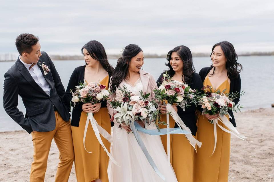 Stunning beach wedding