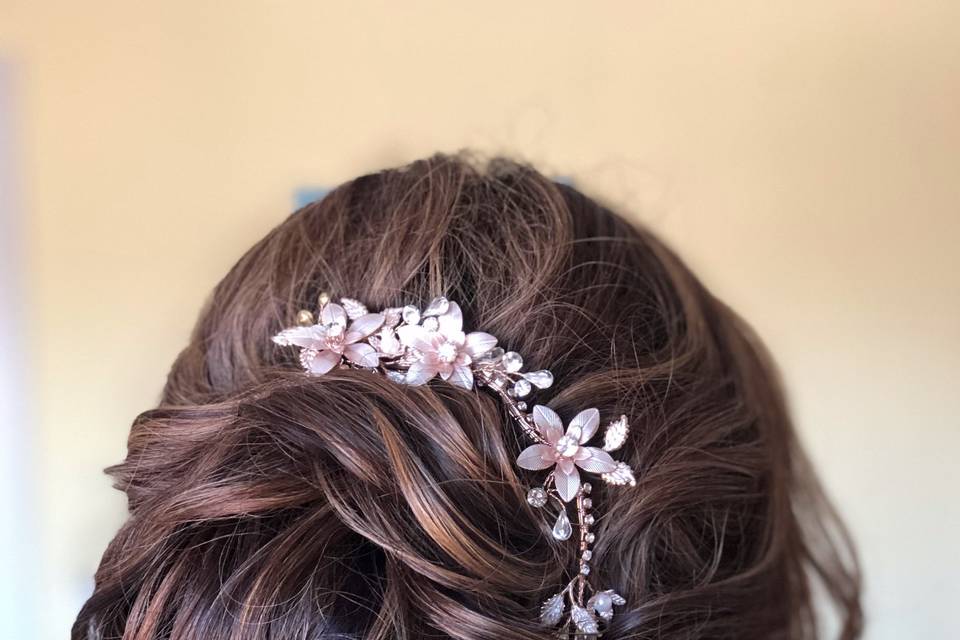 Delicate updo