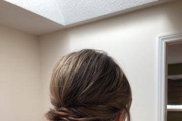 Updo wedding hairstyle