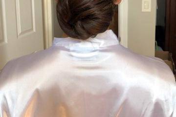 Sleek chignon