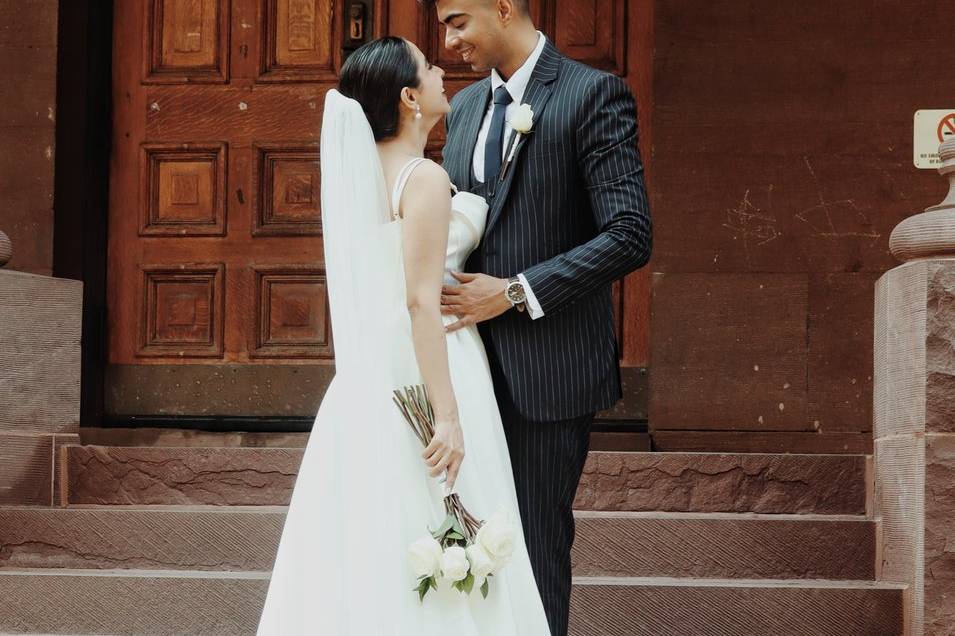 The beautiful couple
