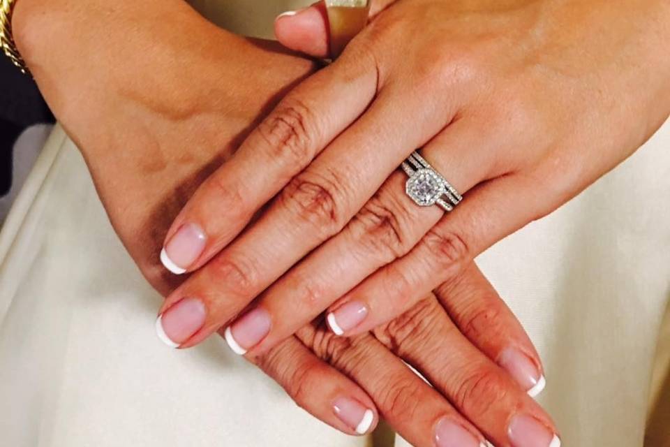 Classic French manicure