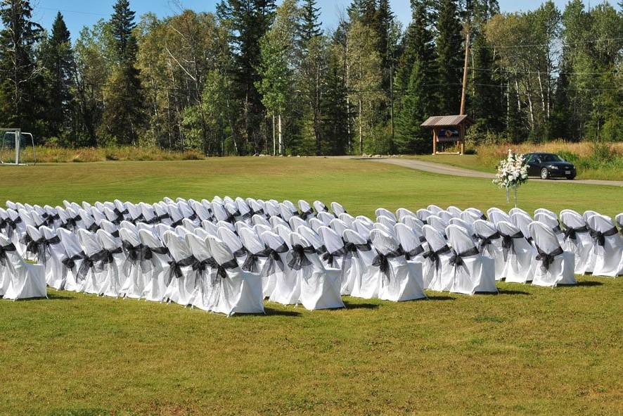 Ceremony set up