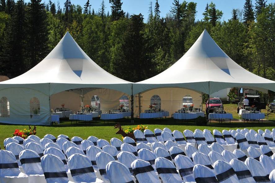 Ceremony and tent