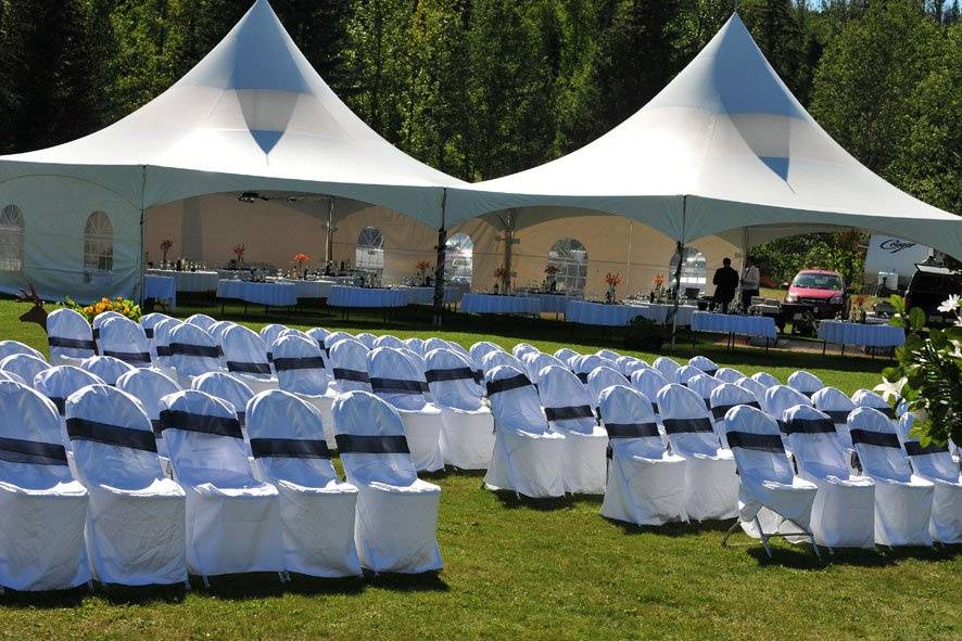 Ceremony and tent