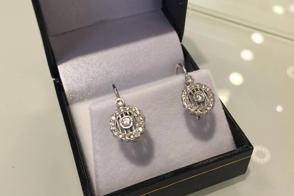 Diamond earrings