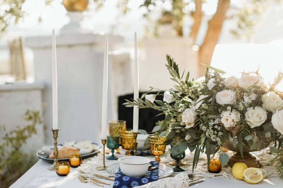 Tablescape by Vintage Origami