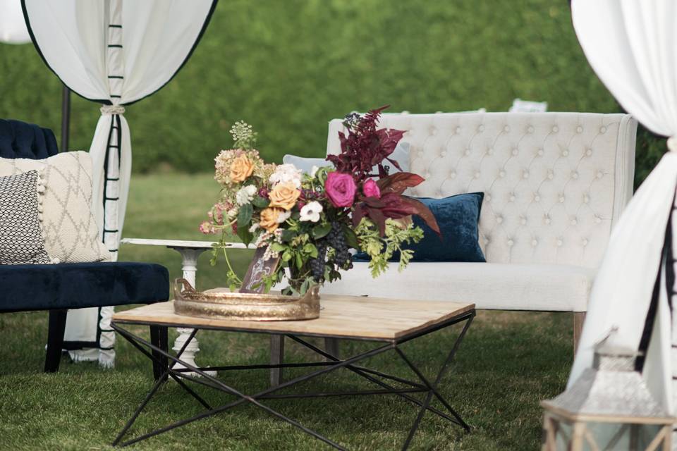 Lounge area for Jillian Harris