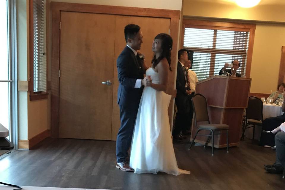 First dance at The Cove