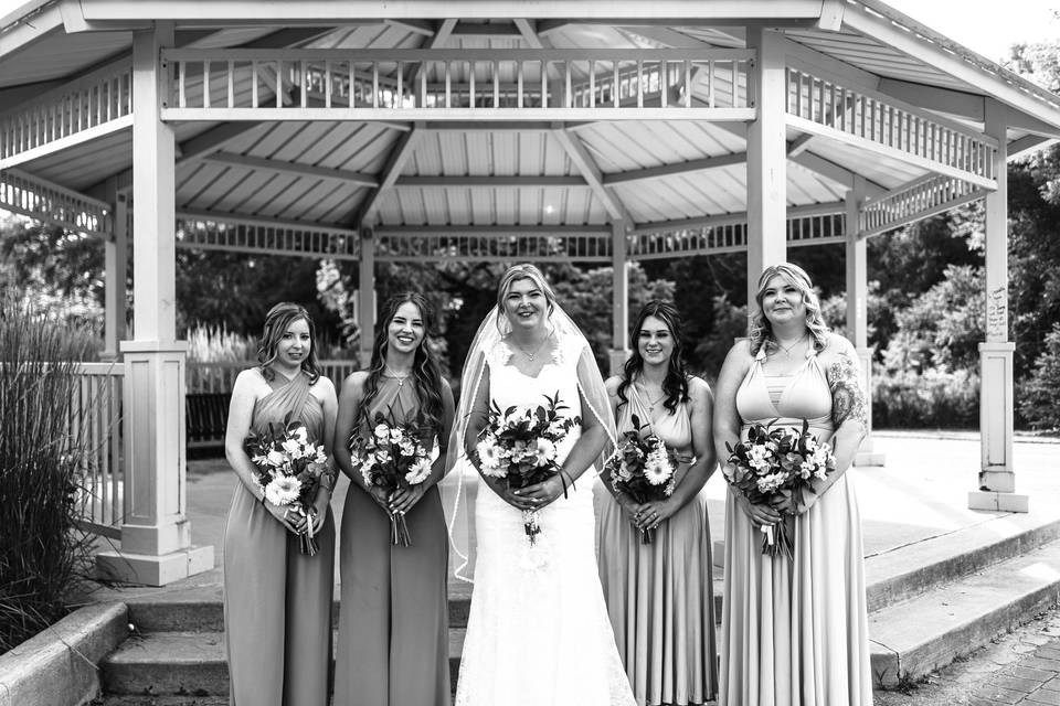 Bride and Her Ladies