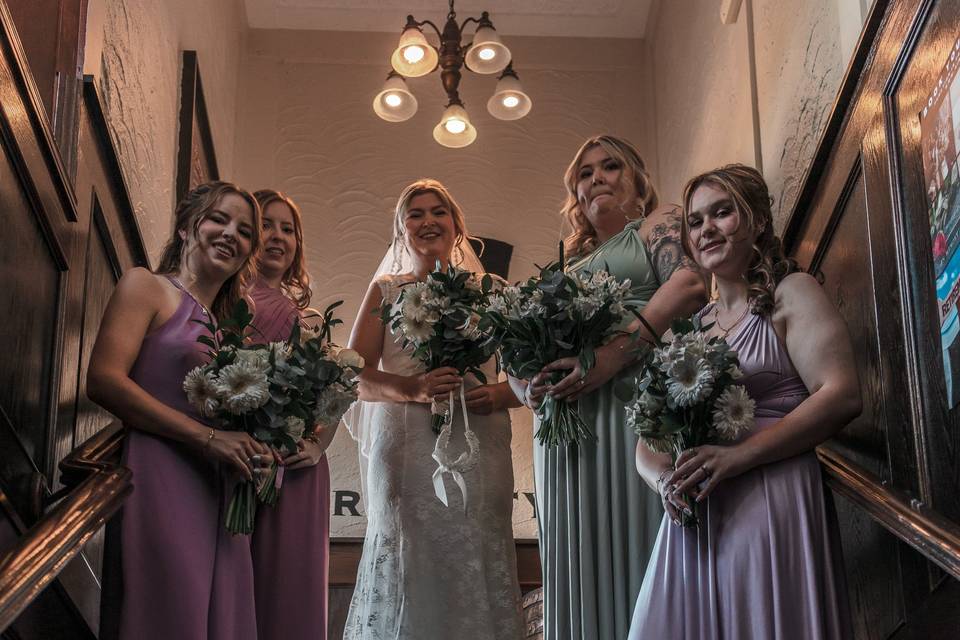 Bride and Her Ladies