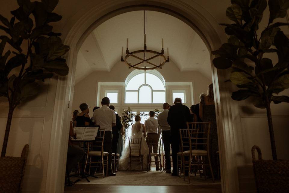 Intimate weddings at home