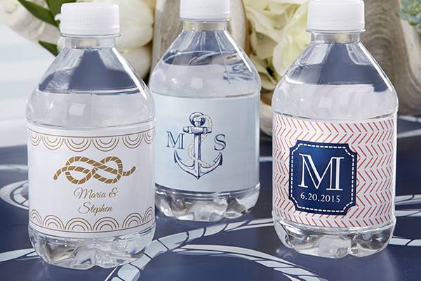 Water bottle labels