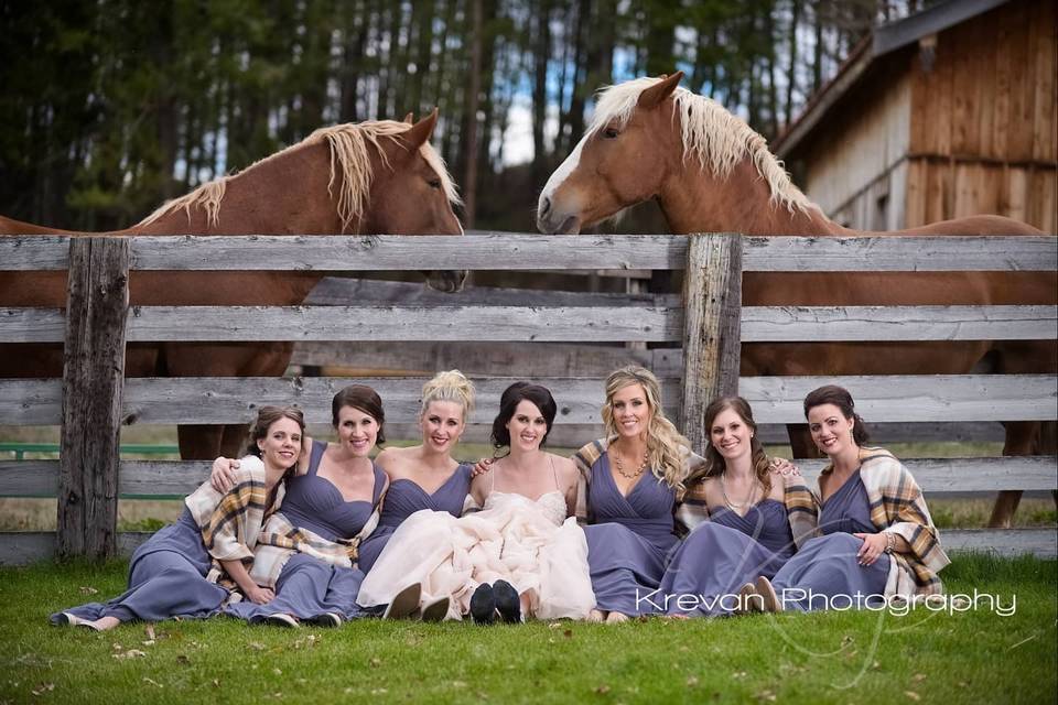 Girls and their horses