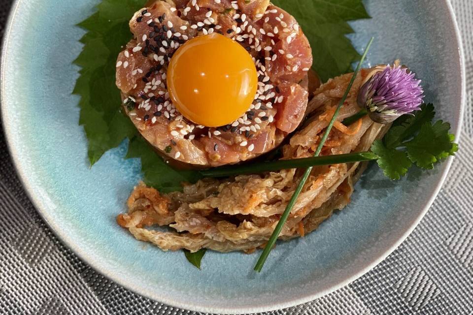 Korean tuna tartare