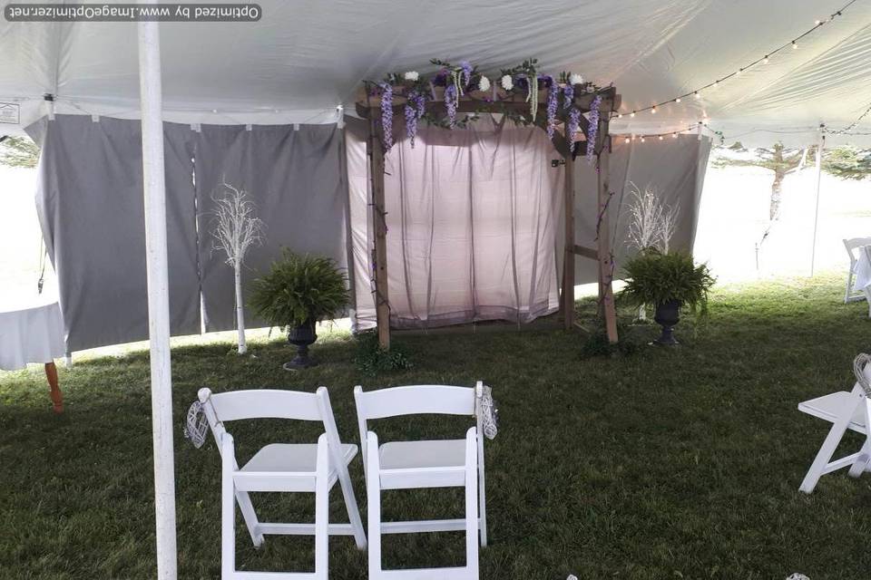 Crystal&Todd-Private Home Tent