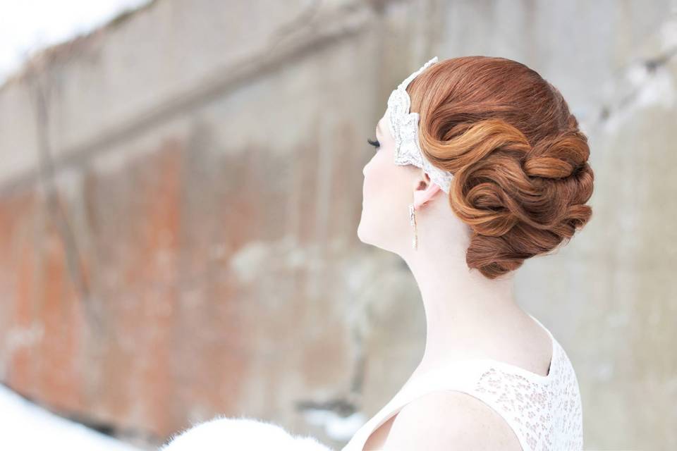 Wedding hair in niagara