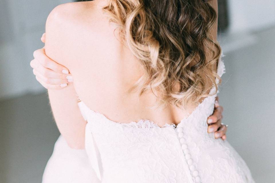 Bridal makeup and hair