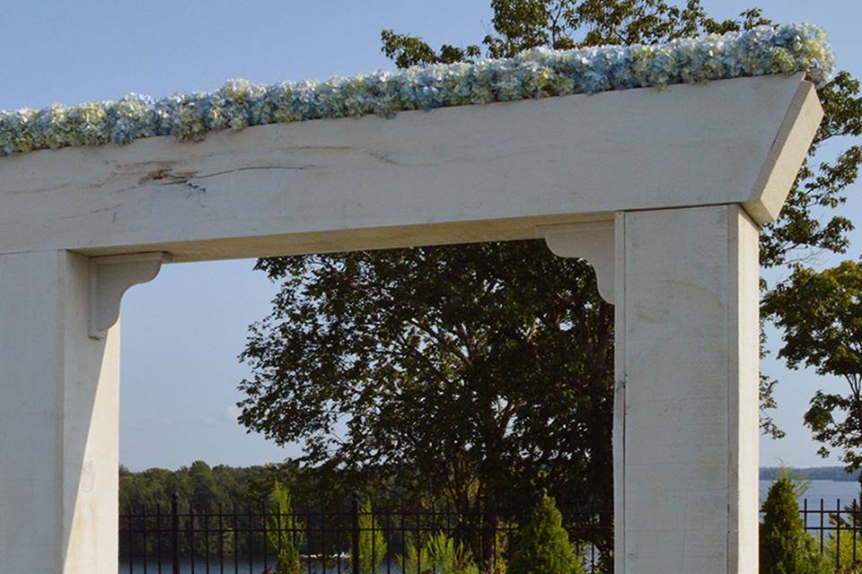 Wedding Arch with Flowers