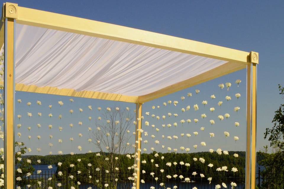 Chuppah with Flowers