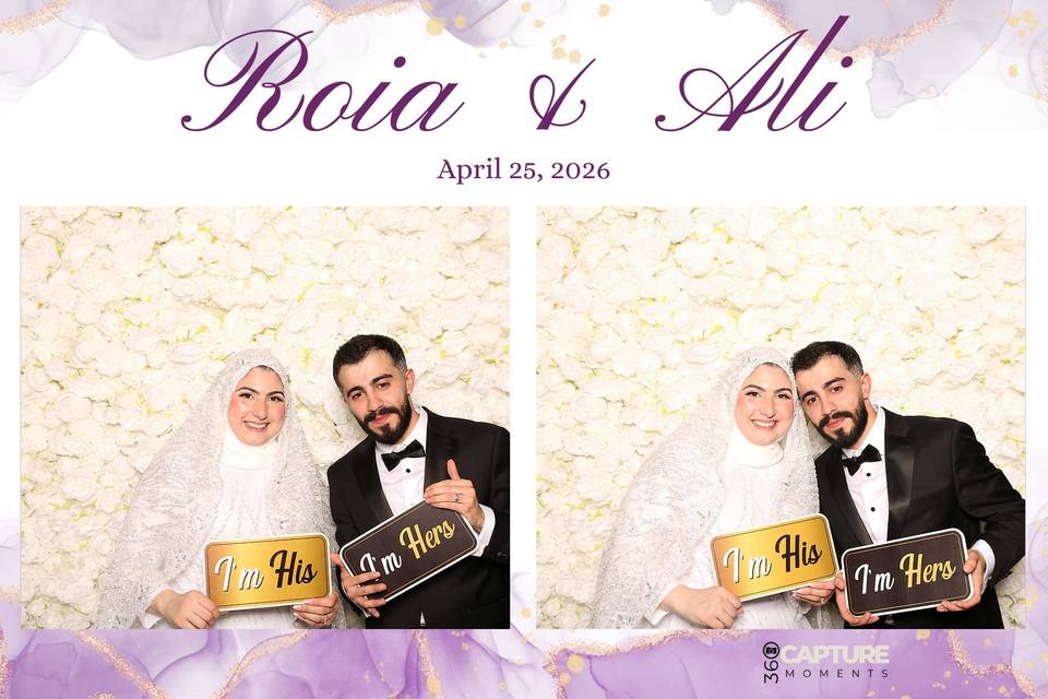 Flower wall backdrop