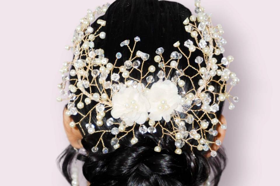 Romantic  Bridal Updo
