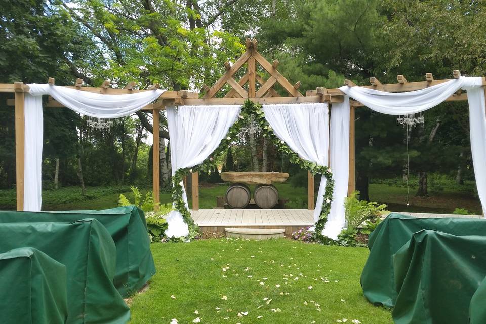 Pergola Draping