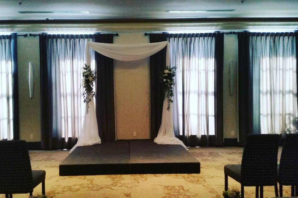 Ceremony backdrop