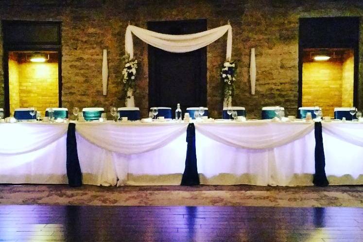 Backdrop & Head table draping