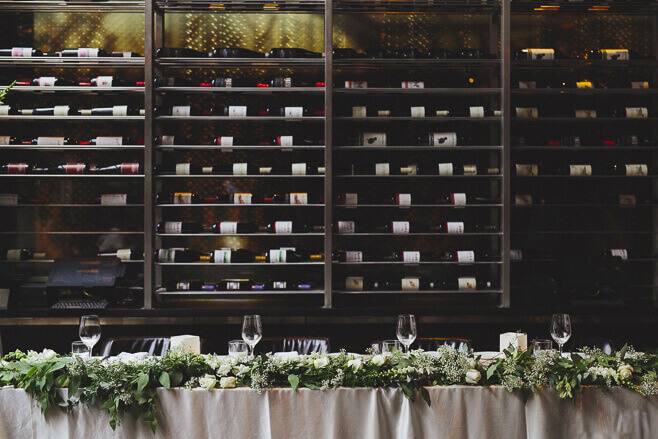 Table Pieces with Greenery