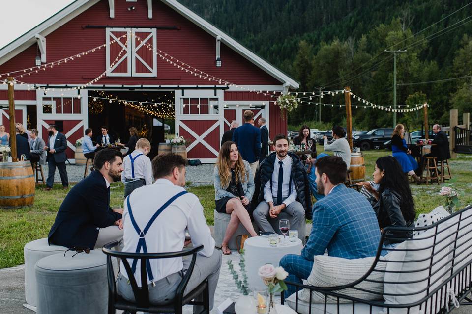 Red Barn Wedding in Pembie