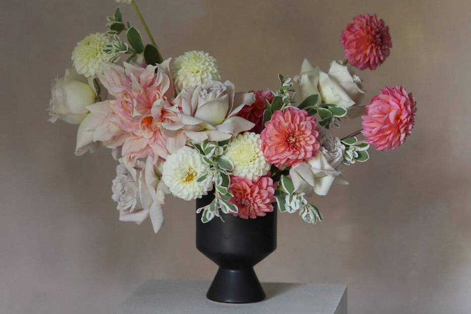 Designer vase arrangement