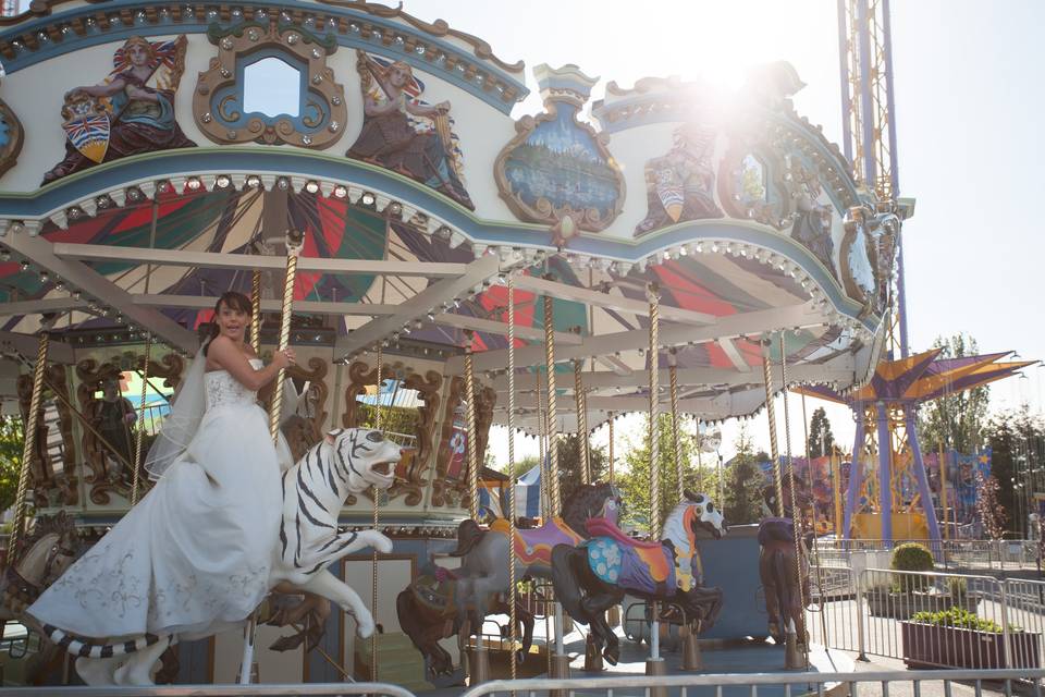 Photo on Playland's Carousel