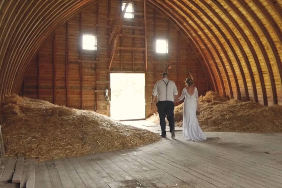 In the hayloft