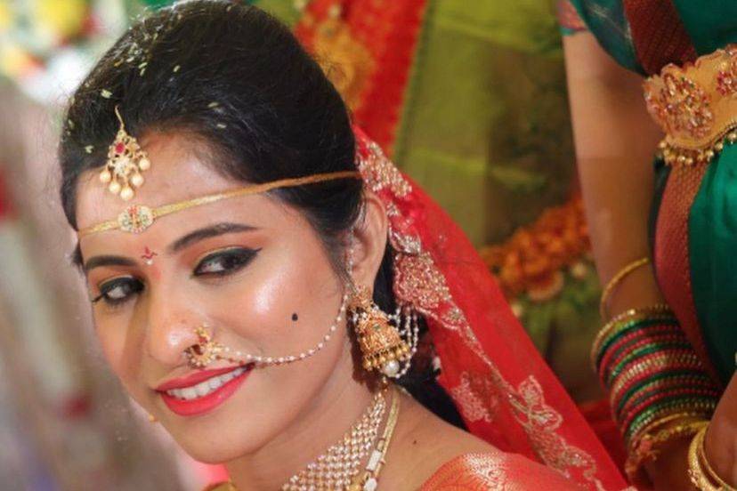 Telugu bridal look