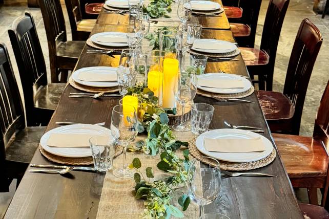 Long table style Décor