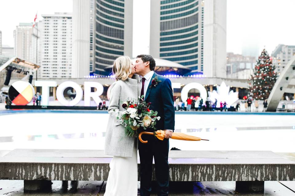 City Hall Wedding Toronto