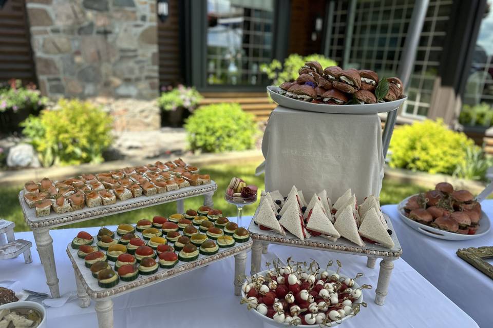 Bridal Shower Canape Table