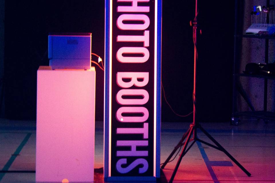 Photobooths Avaliable