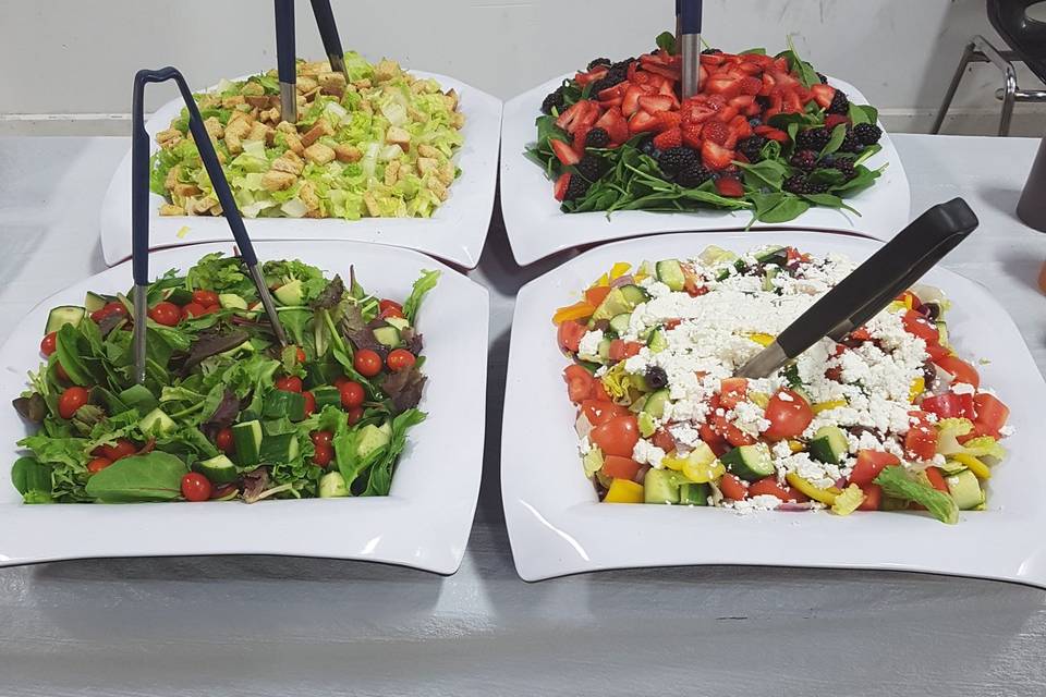 Assorted salads