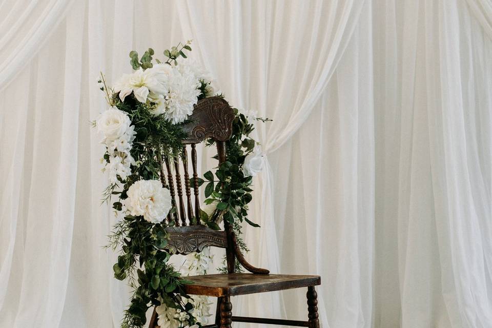 Floral chair